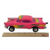 Pink Hot Rod Racer Pull Toy Car