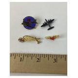 TWA, Douglas, Airplane Pins
