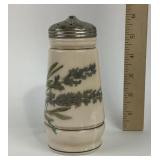 Ceramic Sugar Shaker with Floral Design