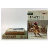 Books on Trapping, Outdoors, Old West