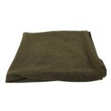 Military-Issued Wool Olive Drab Blanket