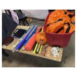 Baseball Bats, Furbie, Blow Up Ball