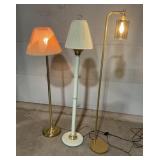 3 floor lamps
