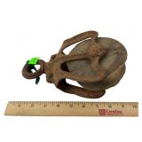 Cast iron and wood wheel barn pulley