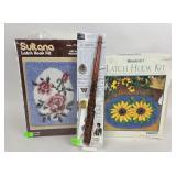 New latch hooknkits: Sultana rose oval and wonder