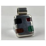 Mexican sterling & semi-precious gemstone