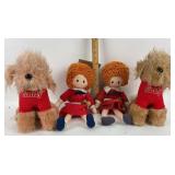 Annie Dolls Sandy Plush Dogs
