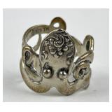 Sterling octopus ring 7.51 grams. Size 7.75.