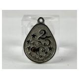 Sterling Disney World 25th anniversary pendant.