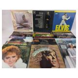 Vinyl Records: Elvis, Johnny Cash, Reba McEntire,