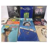 Vinyl records: Elvis Presley, Supremes, Buck Owens