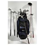 Zoid golf clubs, bag