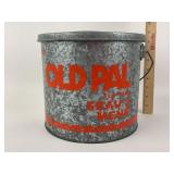 Old Pal Galvanized Minnow Bucket