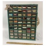 Organized Beads In Storage Drawers