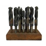 Metal Drill Bits With Wooden Holder