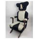 Vintage MCM Panda Bubba Bear Childs seat