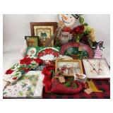 Christmas Decorations, Plates, Textiles, Figurines