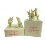 Department 56 Snowbunnies Figurines