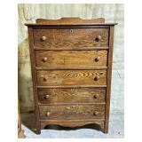 Wood Chest of Drawers