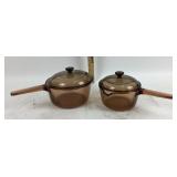 Corning Visions Amber Cookware with UV Flourescent