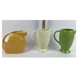 Fiesta Pitchers in Yellow, White, Green