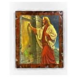 Wood Jesus Clock