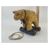 Plush Pull Toy Bear
