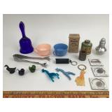Cobalt Blue Glass Bell, Aladdin Wick, Babcockï¿½s Ta