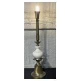 Rembrandt Lamp Brass Porcelain table lamp