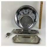 Farberware, Rogers Silver-Plated Tray, Metal Trays