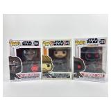 3 Star Wars Funko Collectible Pops: Off world