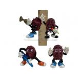 4 Vintage 80's California Raisins Collectible