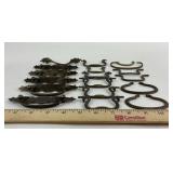 Vintage Brass Cabinet/ Furniture Hardware 18 pc
