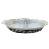 Pyrex Barbed Wire Divided Dish