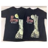 2 Led Zeppelin Band T-shirts Men's M