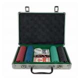 Texas Hold'em Poker Set With Chips, Cards