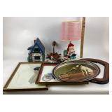 His Master's Voice Tray, Raggedy Ann Lamp, Artwork