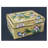 Antique Chinese cloisonne box, Qing Dynasty circa