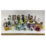 Ceramic, Porcelain Handheld Decorative Bells
