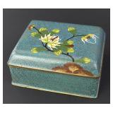 Fine antique Chinese cloisonne box Qing Dynasty