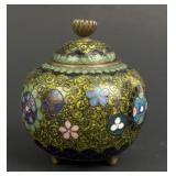 Antique Japanese cloisonne jar, Meiji Period 19th