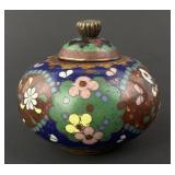 Antique Japanese cloisonne jar, Meiji Period 19th