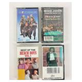 4 vintage cassette tapes