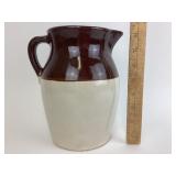 Two-Tone Stoneware Pitcher