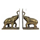 Rosenthal Netter Brass Elephant Bookends