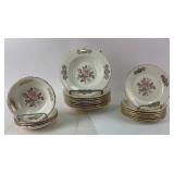 Homer Laughlin Rose Pattern Bowls