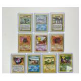 10 First Edition Pokï¿½mon Trading Cards