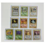 10 First Edition Pokï¿½mon Trading Cards