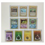 10 First Edition Pokï¿½mon Trading Cards