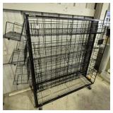 Media Rack on wheels ï¿½ double sided ï¿½ can be